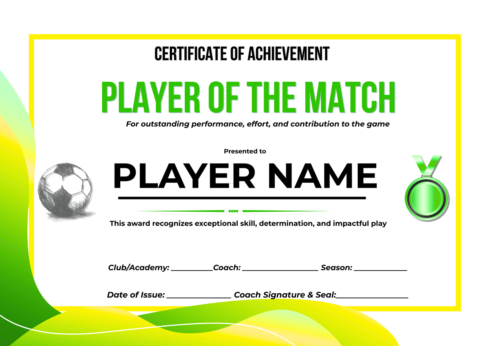 sertifikat-igrač utakmice